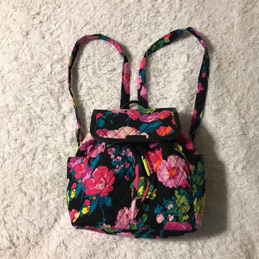 Vera Bradley Floral Backpack - Picture 3 of 12